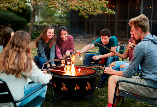 oakridge firepit outside