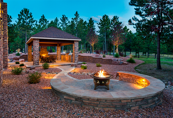 oakridge firepit patio